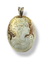 Pendente Mandile 1922 Donna Cammei  in Argento Conchiglia 2MCICM56 - 2MCICM56